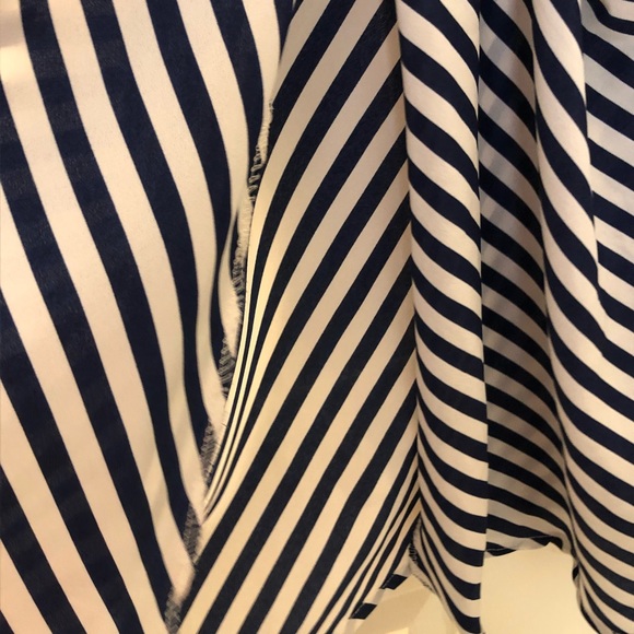 Striped Open Back Tank with Thin Straps - Picture 4 of 9